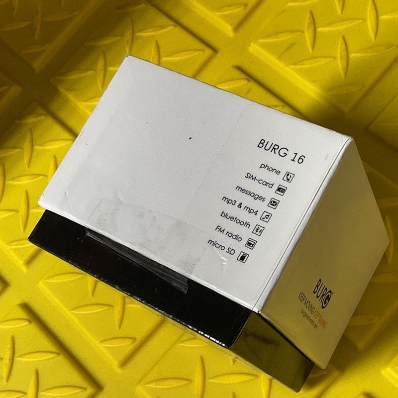 Burg 16 Smart Watch Black Band