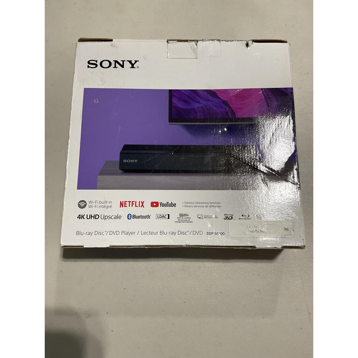 Sony Blu-Ray / DVD player