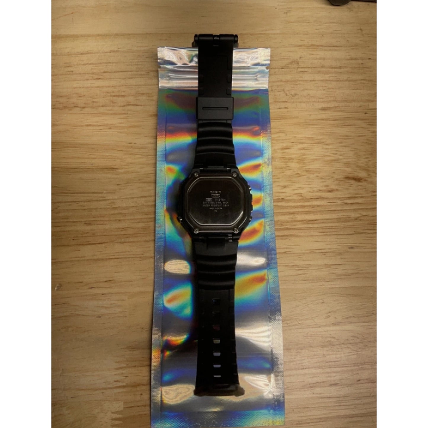 Casio W218H-1AV, Chronograph Watch, Black Resin Band, Alarm, Illuminator,