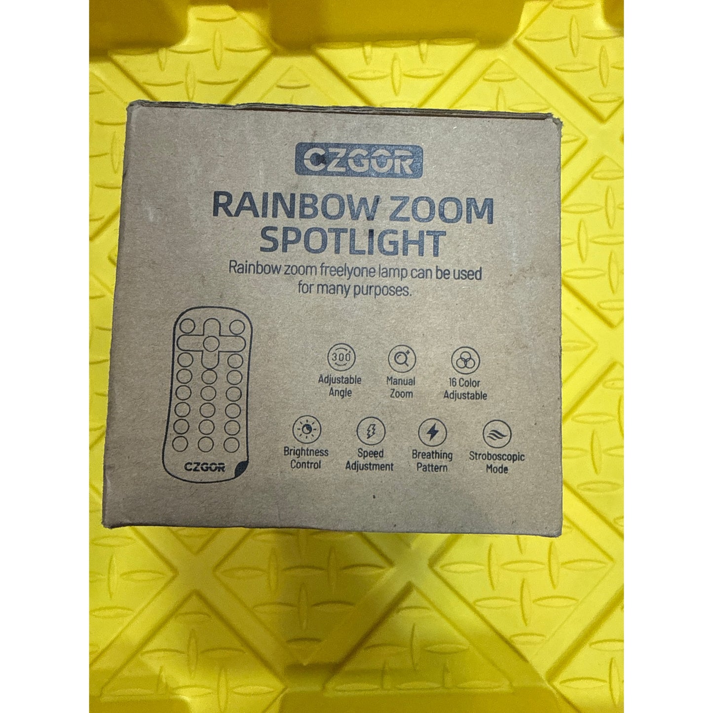 CZGOR - Rainbow Zoom Spotlight DJ Lighting - PinPoint Light