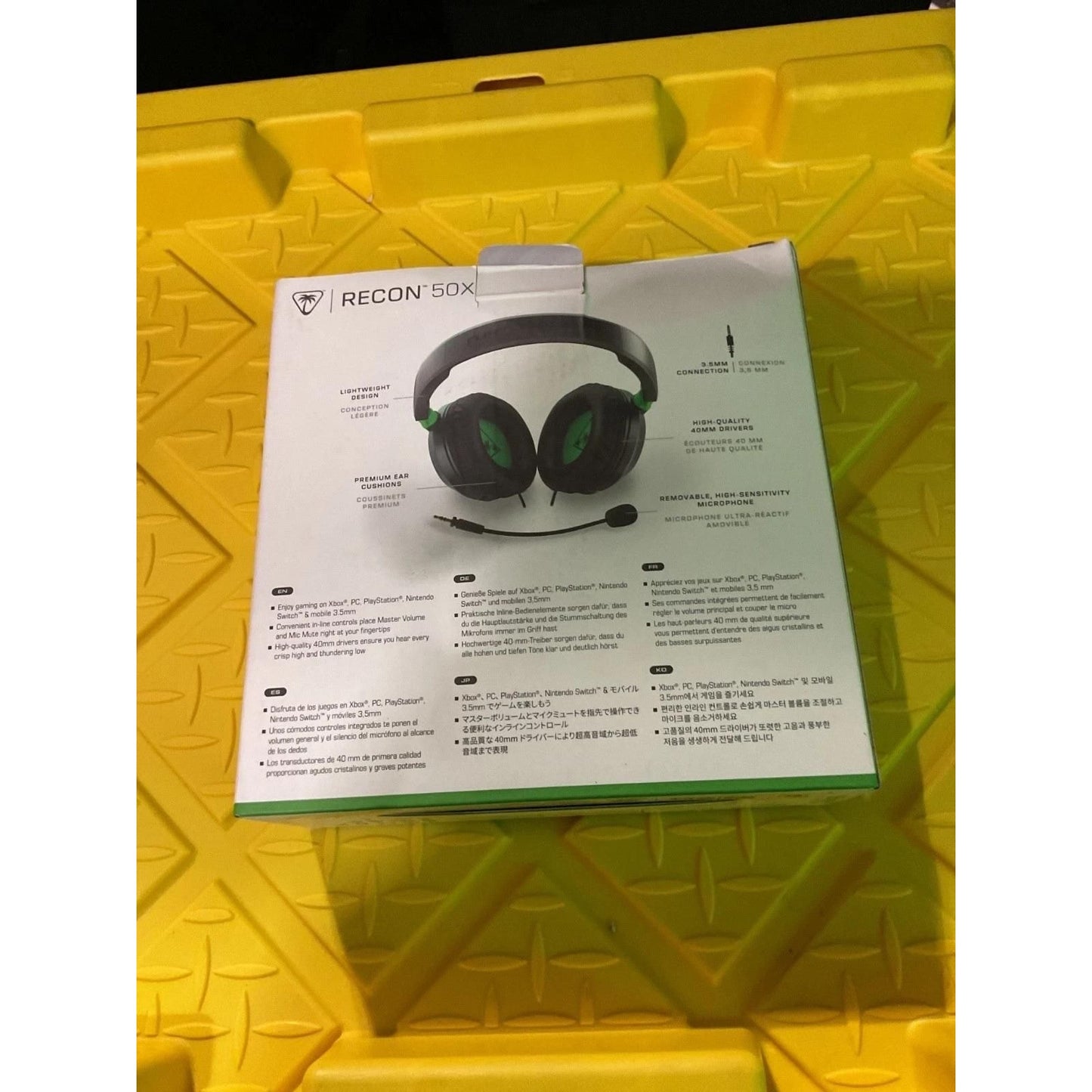 Turtle Beach Recon 50X Wired Multiplatform Gaming Headset With Removable Mic