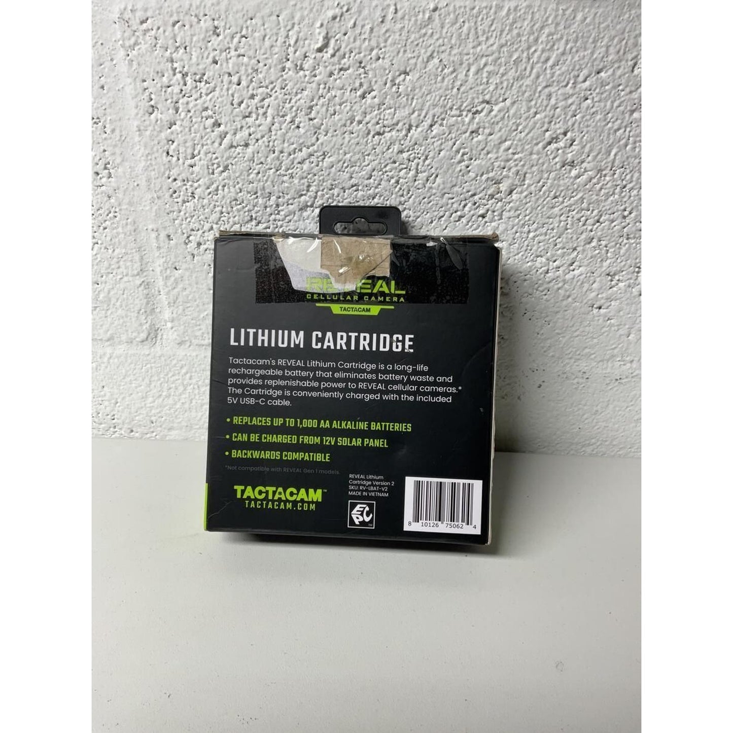 TACTACAM REVEAL LITHIUM CARTRIDGE