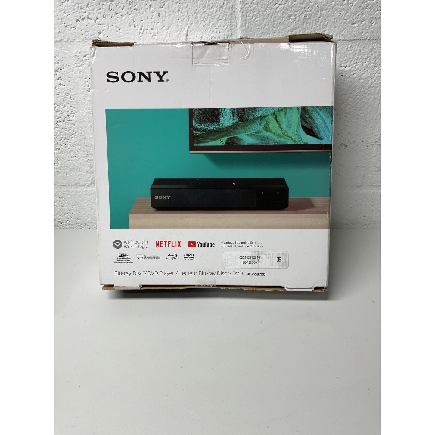 Sony Blu-Ray Disc/DVD Player