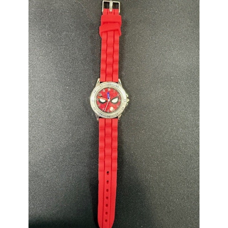 Marvel spiderman watch for kids Red Strap and Metal Case