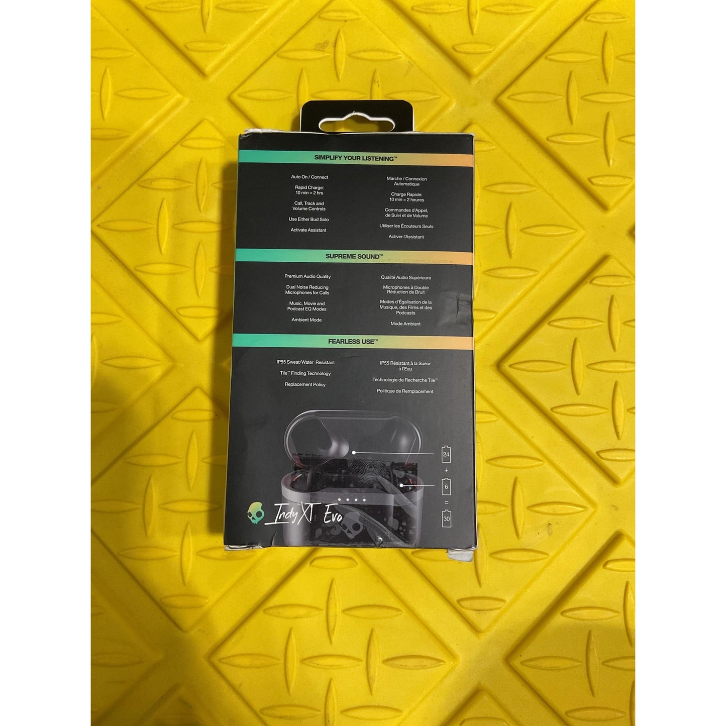 Skull candy true freedom, amplified, Indy XT Evo True wireless earbuds