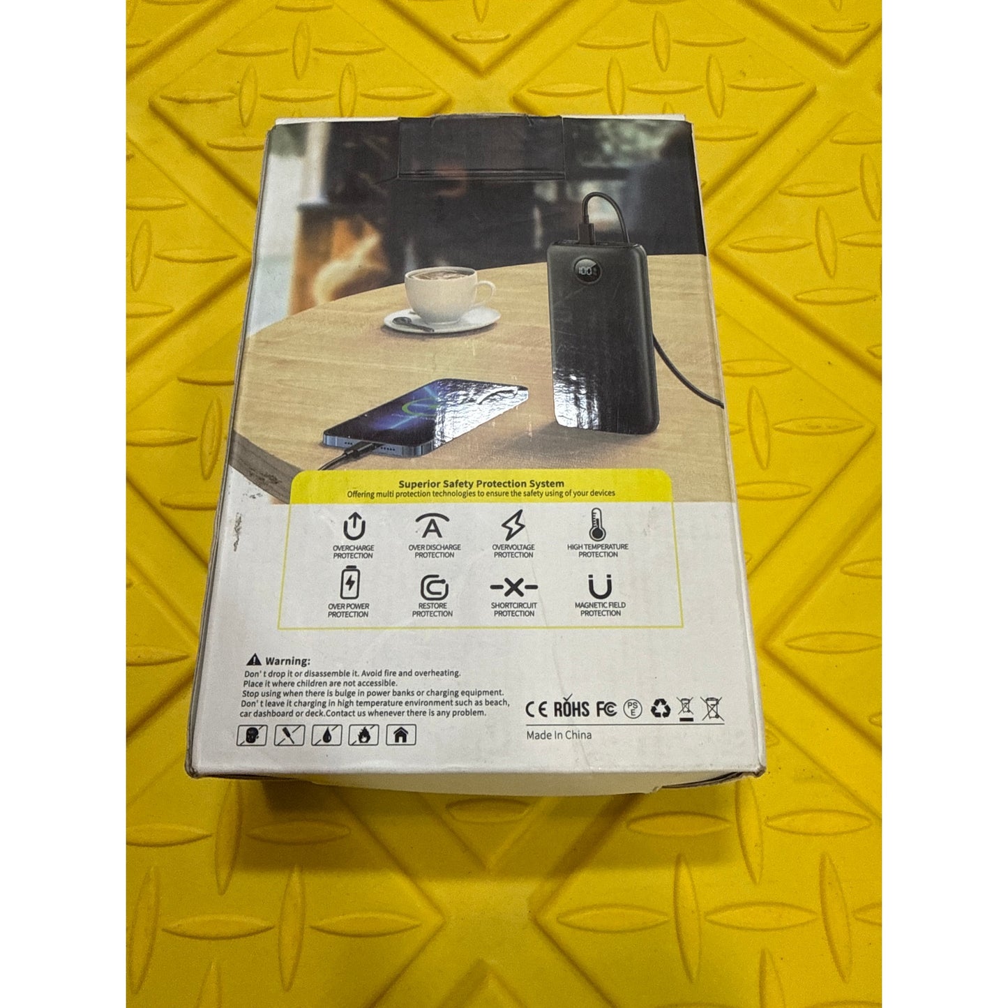 Power bank with display quick charge pd30w