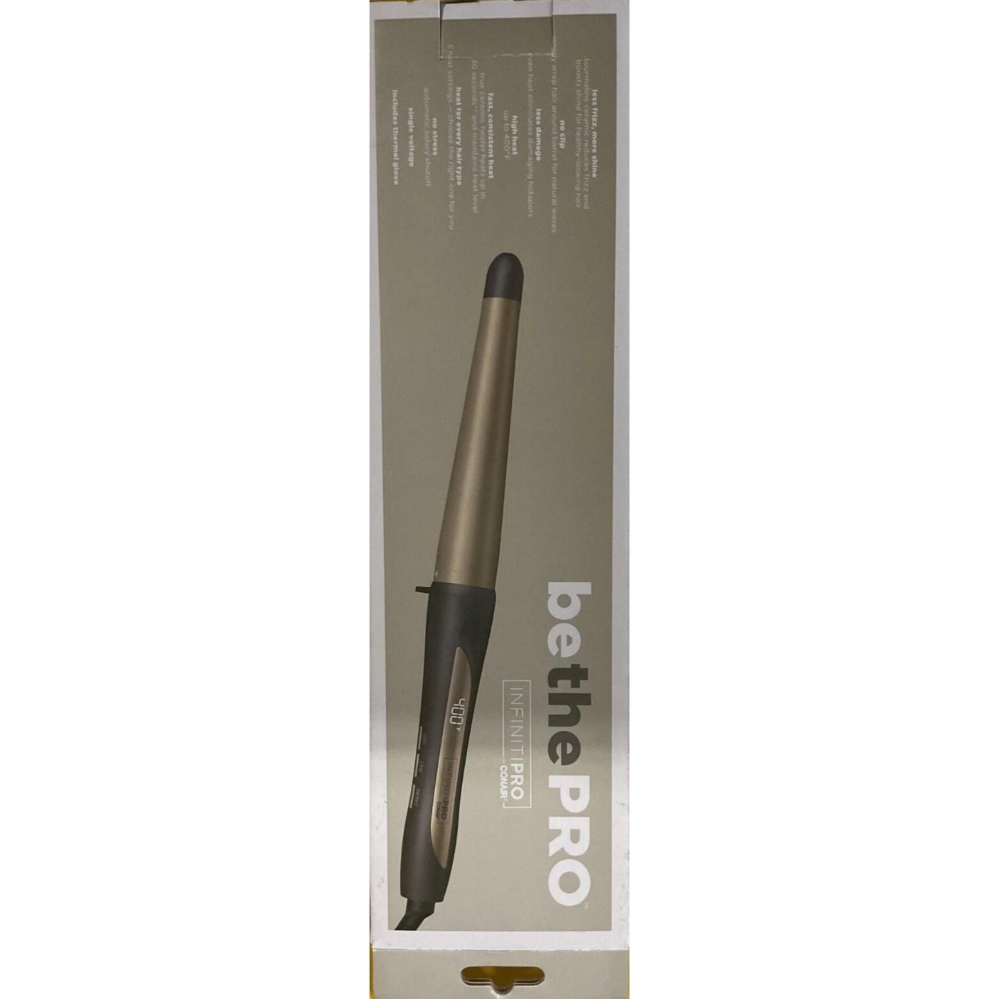 Infiniti Pro by Conair 1” Tourmaline Ceramic Curling Wand tousled waves