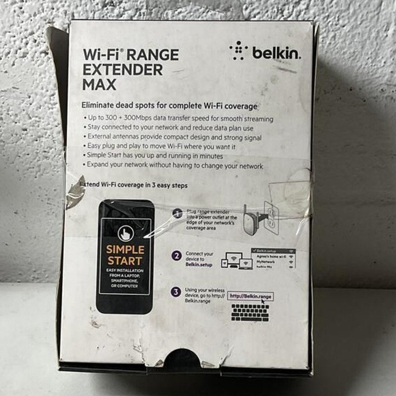 Belkin Wi-Fi Range Extender Max