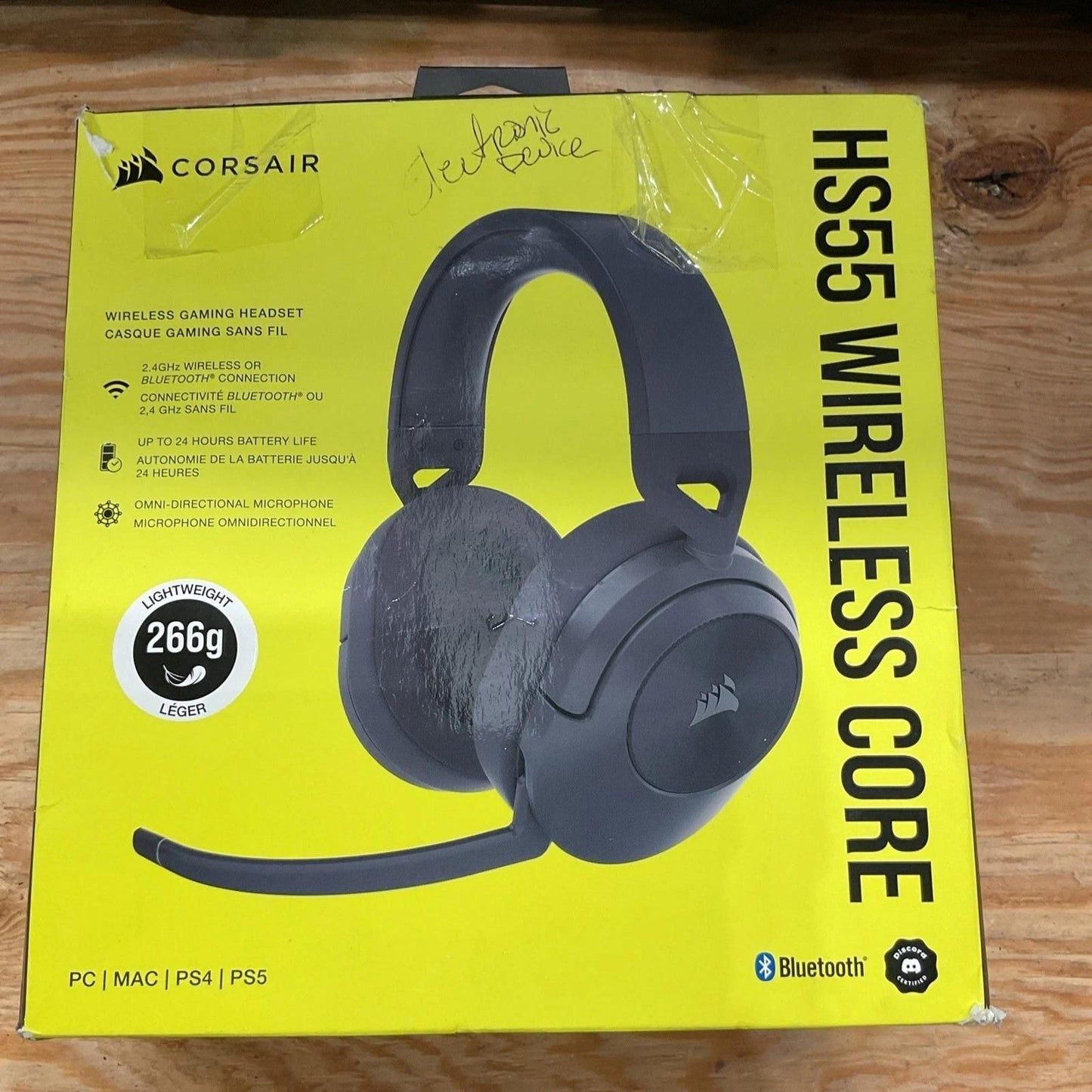 Corsair HS55 Wireless Core Gaming Headset, Bluetooth for PC, PS5, PS4, Mobile