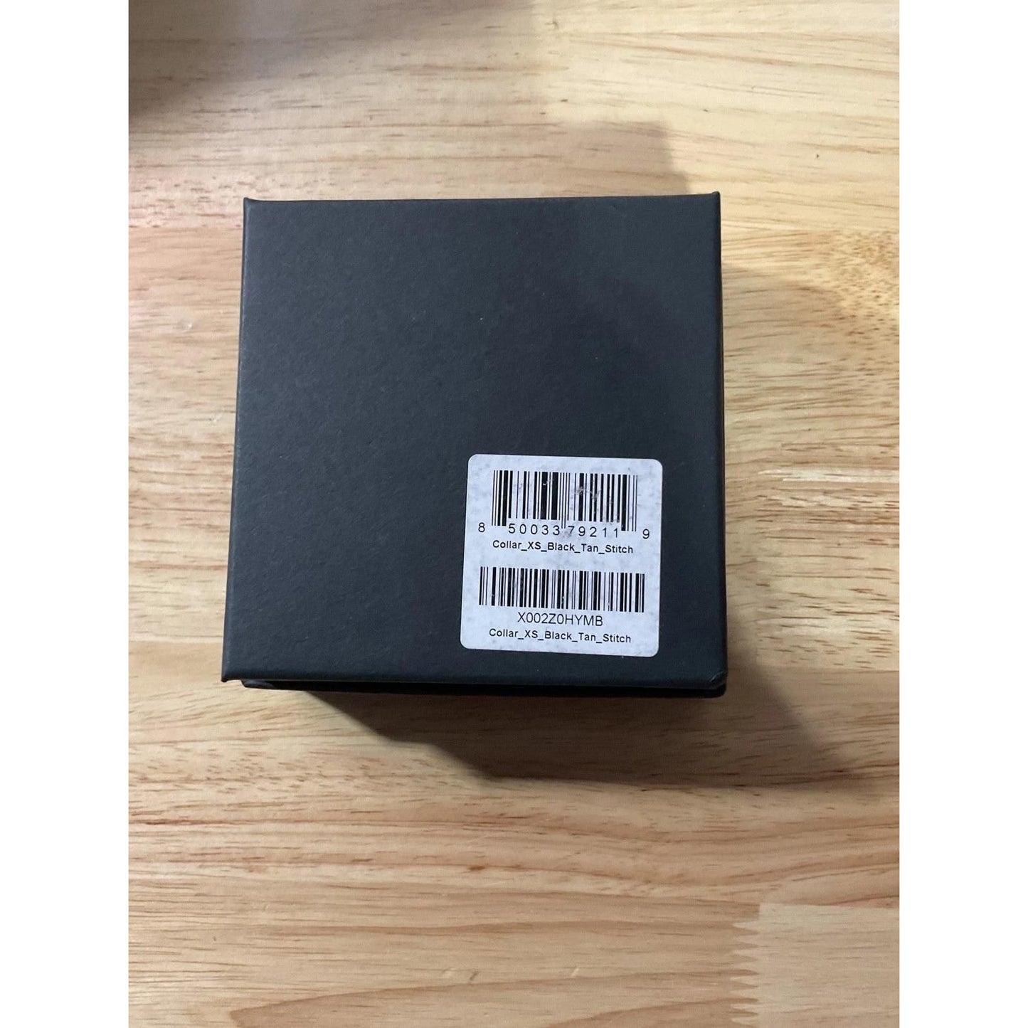 Scotch & Co collar xs black tan stitch