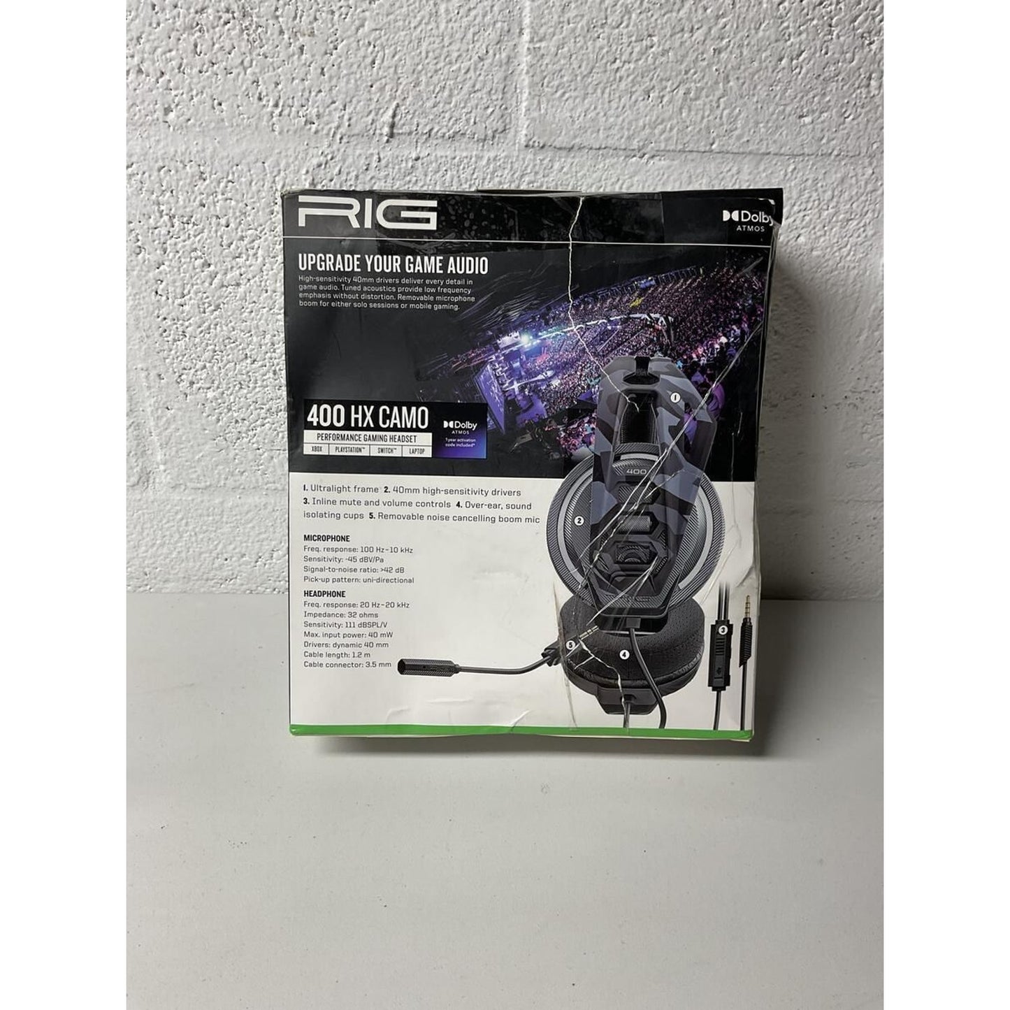 XBOX 400 HX CAMO Gaming Headset