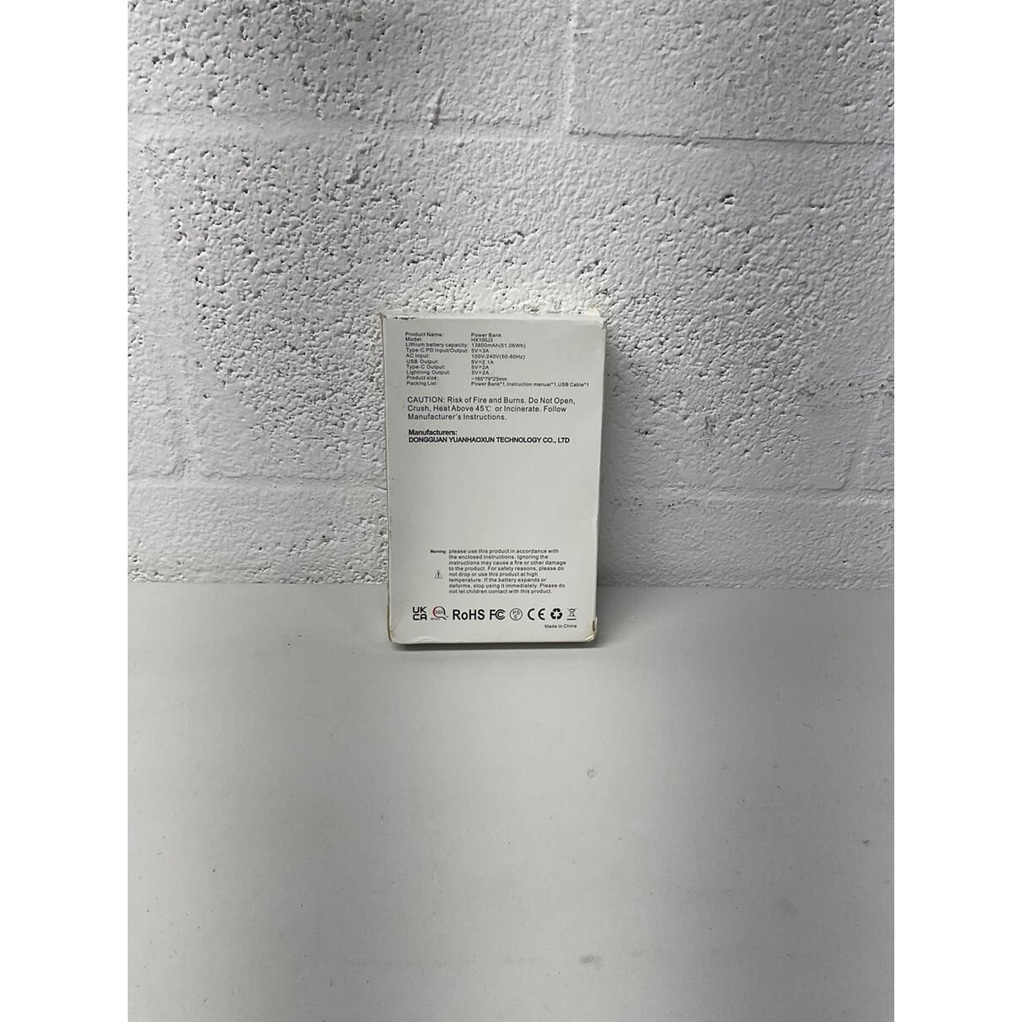 Power Bank 13800 mAh black