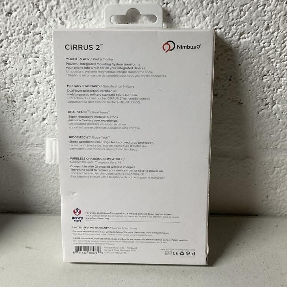 Nimbus 9 CIRRUS 2 case for Google Pixel 4 XL Midnight Blue