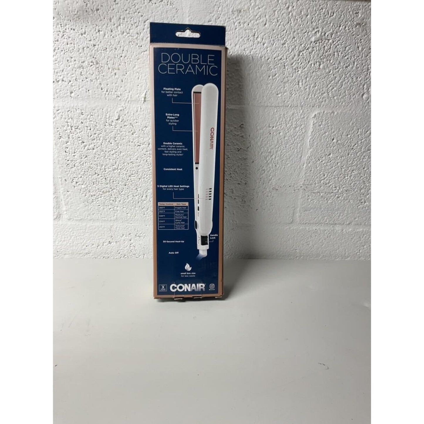 CONAIR DOUBLE CERAMIC 1” Flat Iron