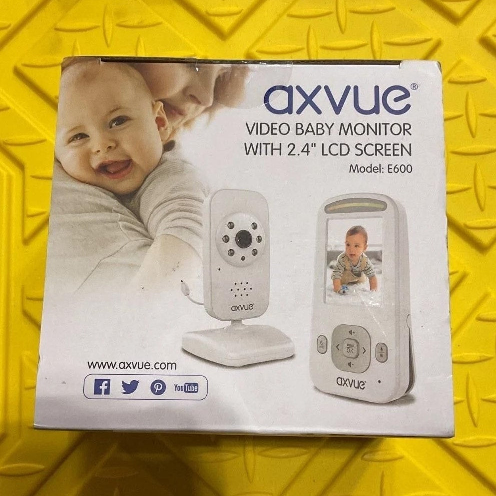 Axvue video baby monitor with 2.4" LCD screen E600