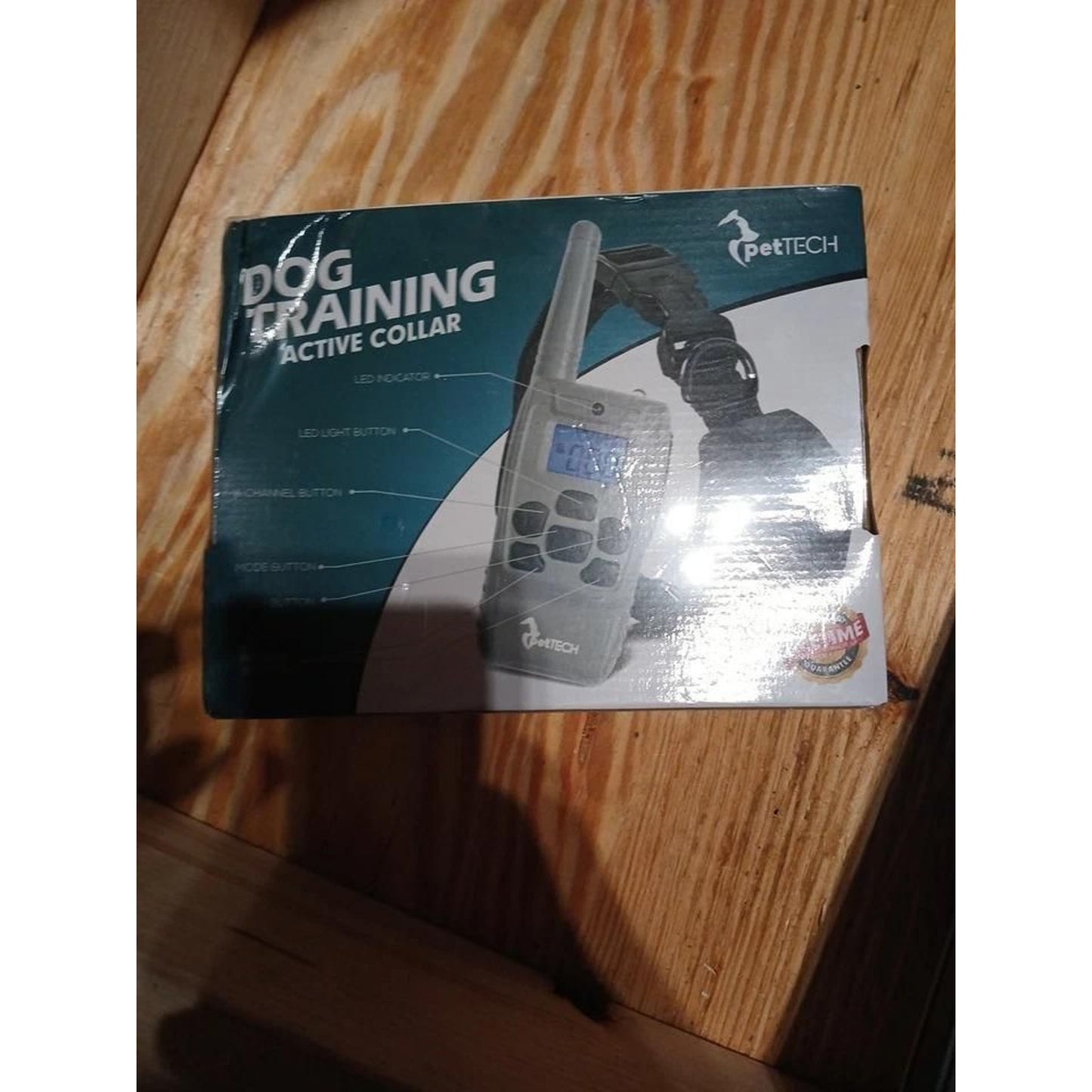 pet TECH Dog Training Active Collar PT0Z1 - Rechargeable 1200ft range 10-100lbs