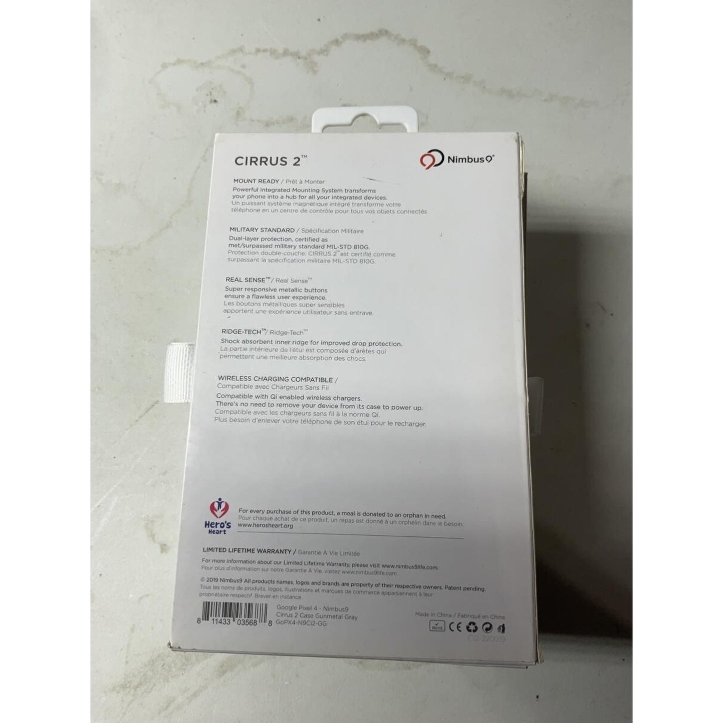 NIMBUS 9 CIRRUS 2 Case for Google Pixel 4 Gunmetal Gray