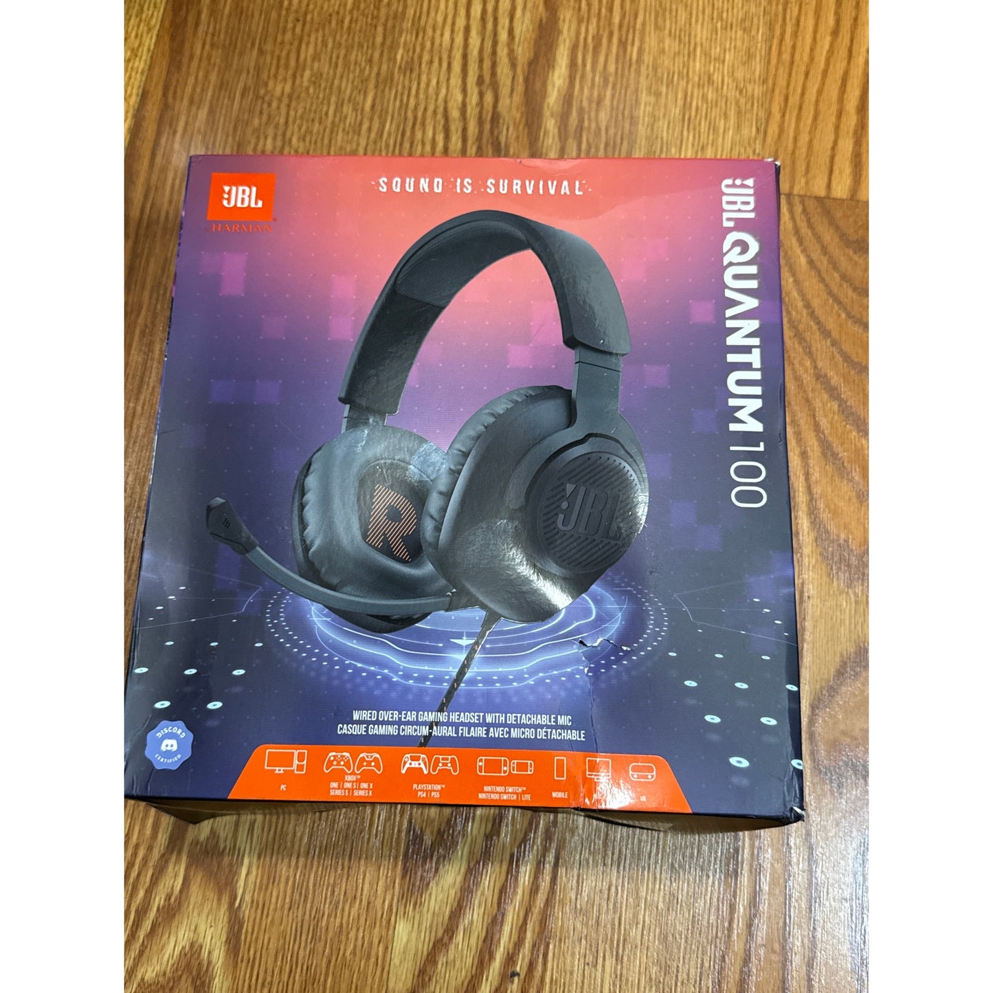 JBL Quantum 100 Headphones