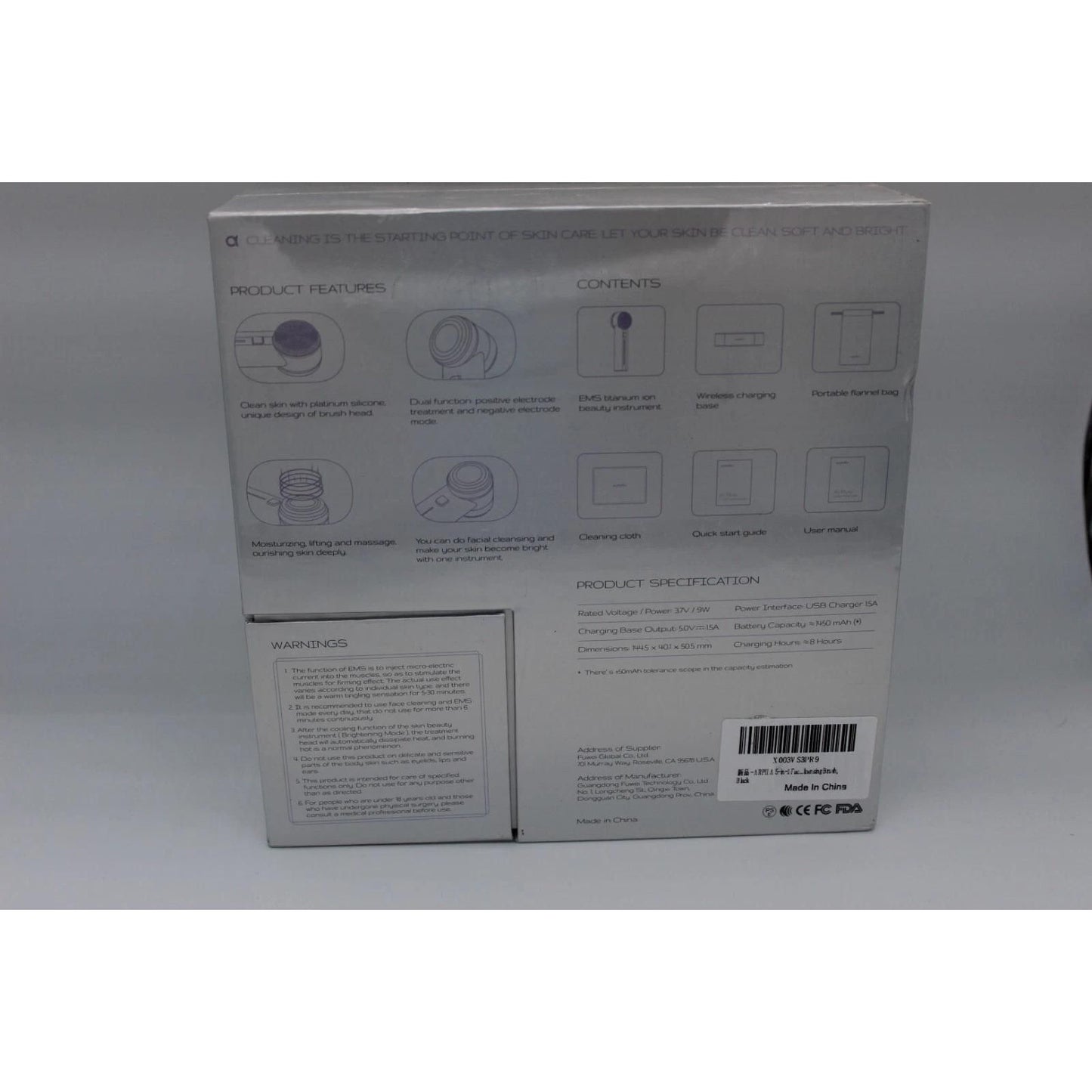 Arpha X1 Plus Titanium Ion Skincare Enhancer & Silicone Sonic Facial Massager
