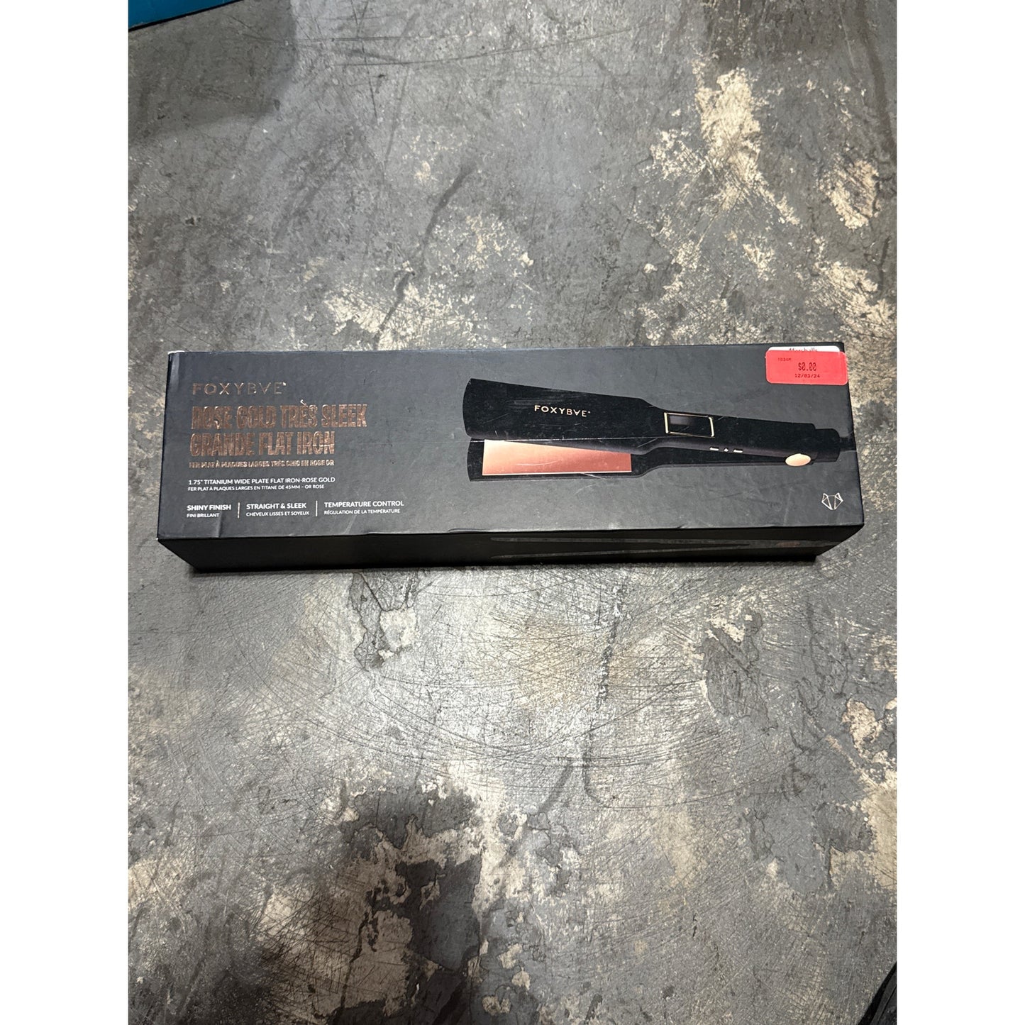 FoxyBae Rose Gold Tres Sleek Grande Flat Iron