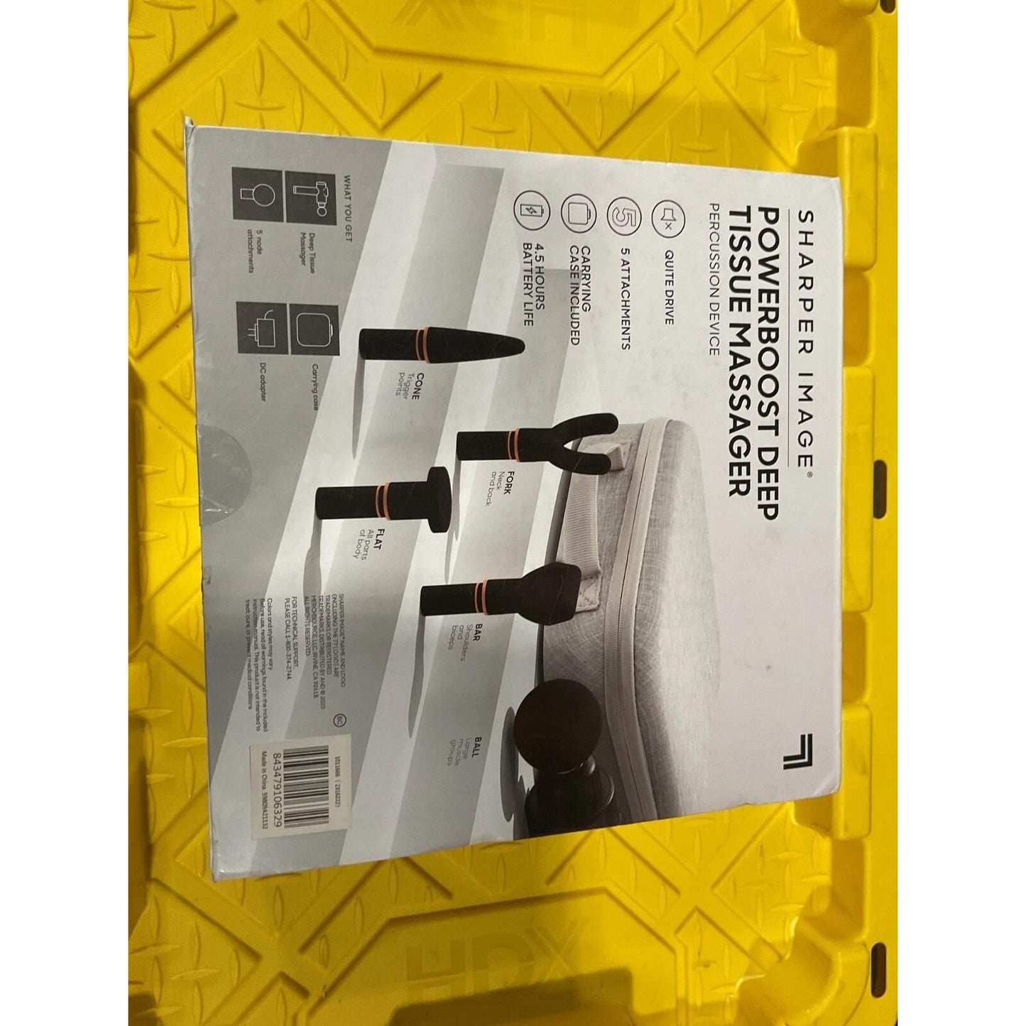 sharper image powerboost deep tissue massager