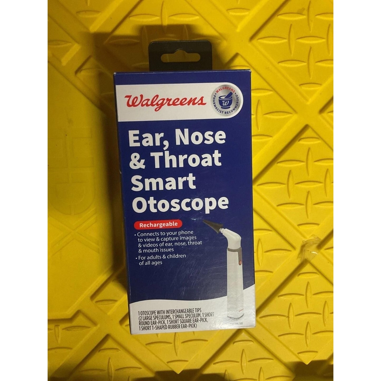 NEW! Walgreens Ear, Nose & Throat Smart Otoscope Rechargable “Connects To Phone”