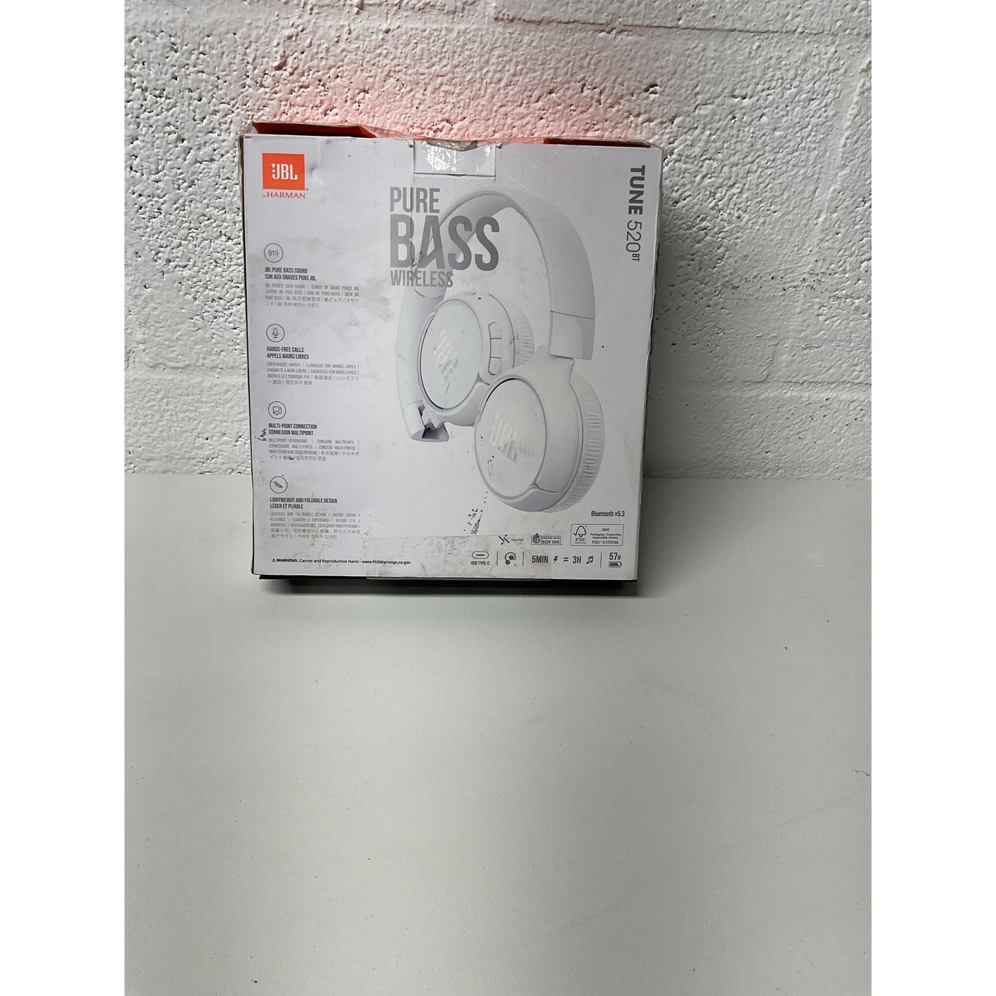 JBL TUNE 520BT HEADPHONES