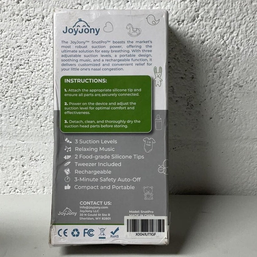 JoyJony Nasal Aspirator The SnotPro - Open Box