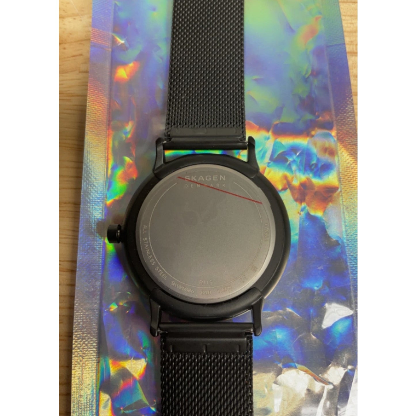 Skagen Riis SKW6886 Mens Black Round Analog Display Quartz Wristwatch