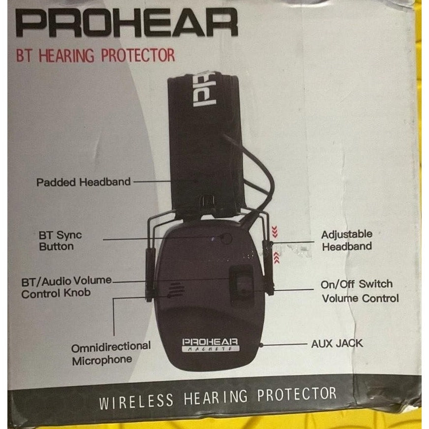 prohear bt hearing protecter model EM030
