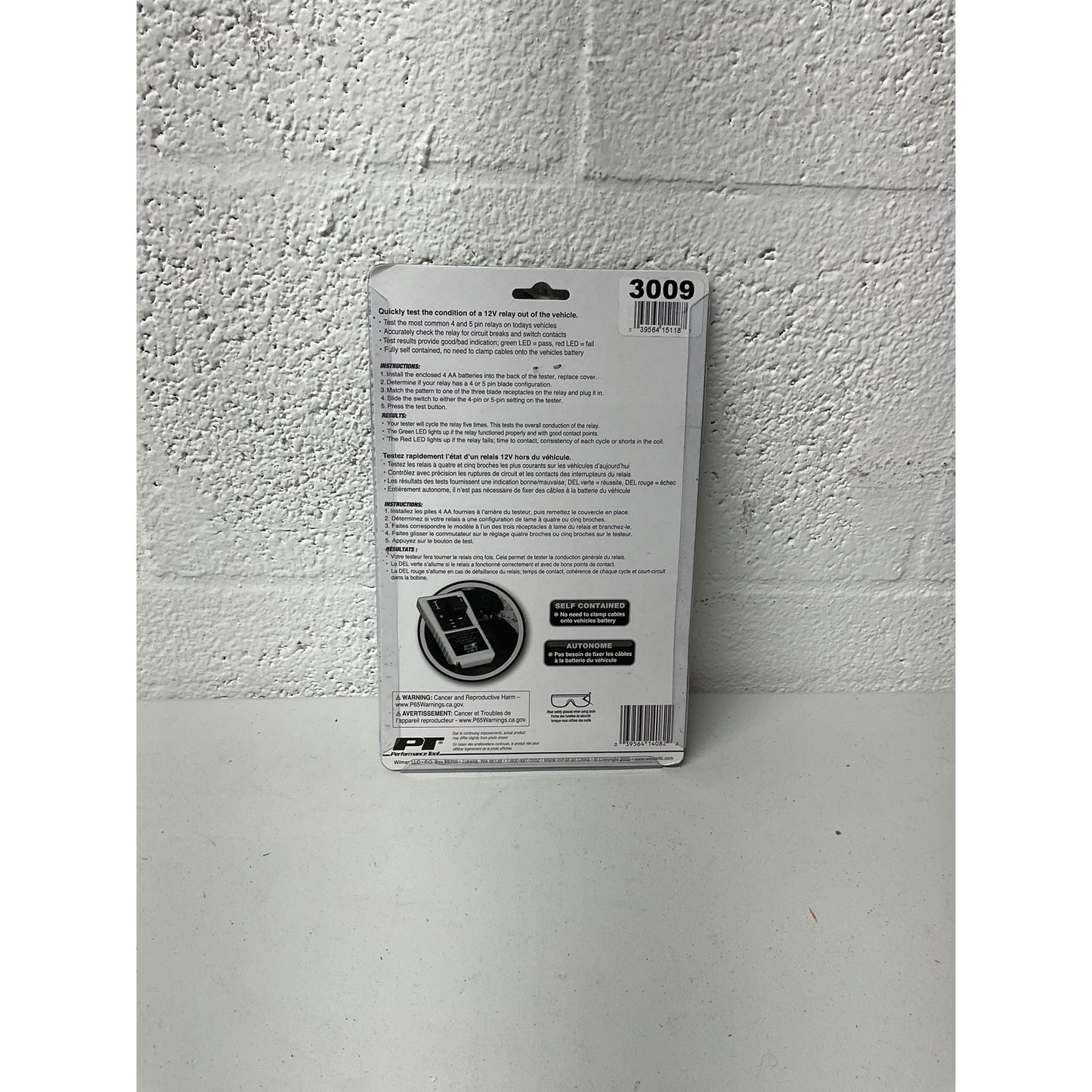 PT Automotive Relay Tester 12v system