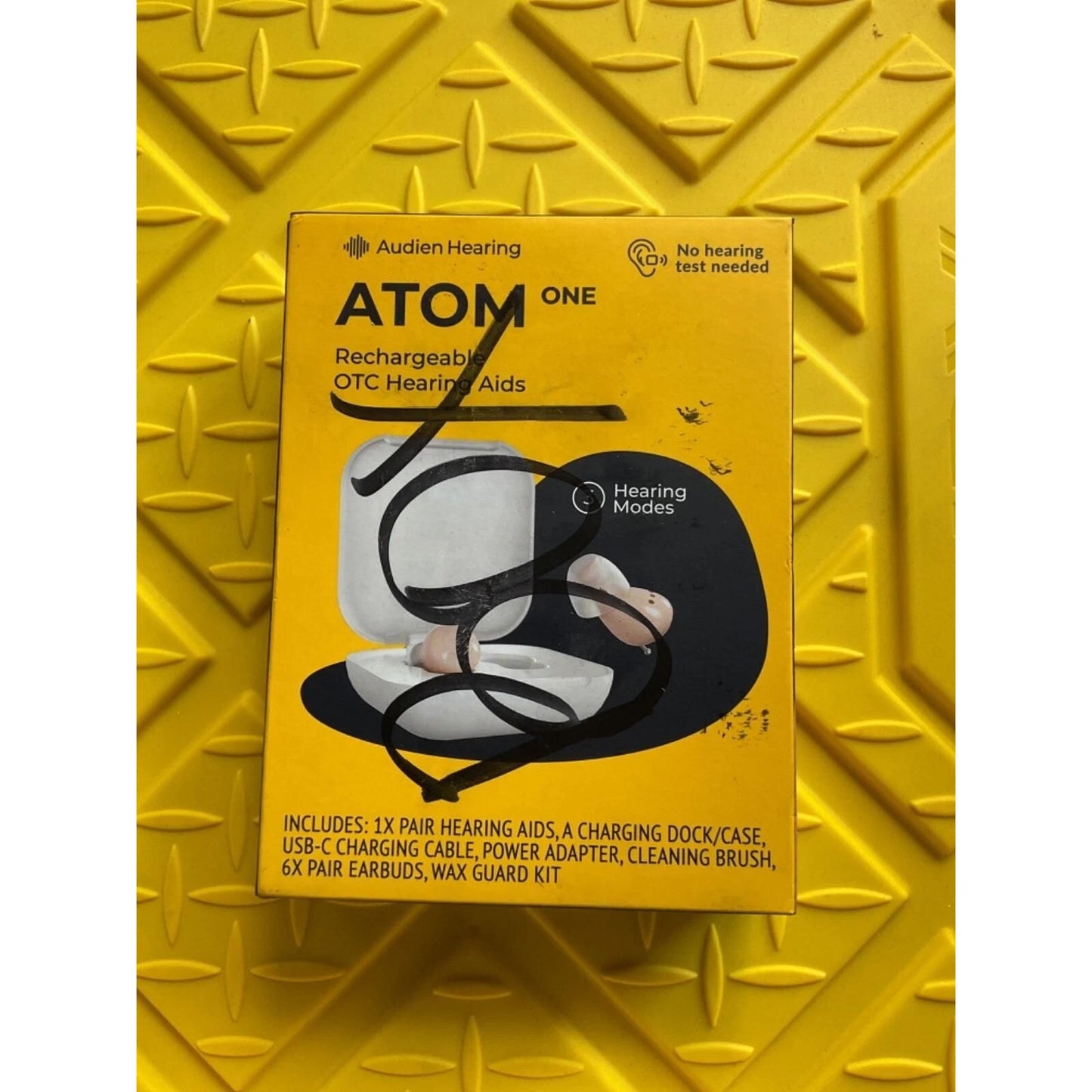 Audien Hearing Atom one rechargeable OTC hearing Aids