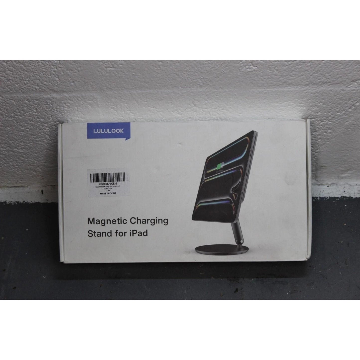 KU XIU Magnetic Charging Stand for ipad 13” Pro Gray Foldable Adjustable Angle