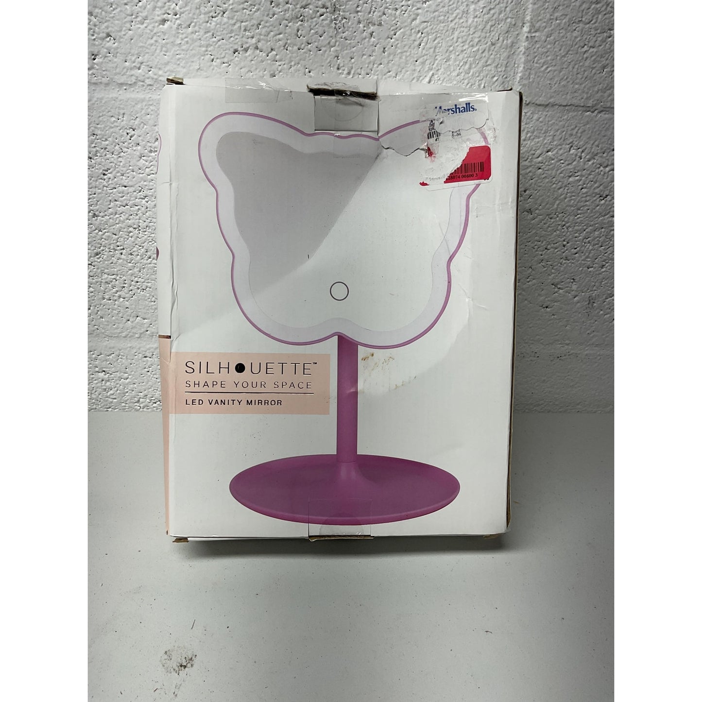 Silhouette LED vanity mirror
