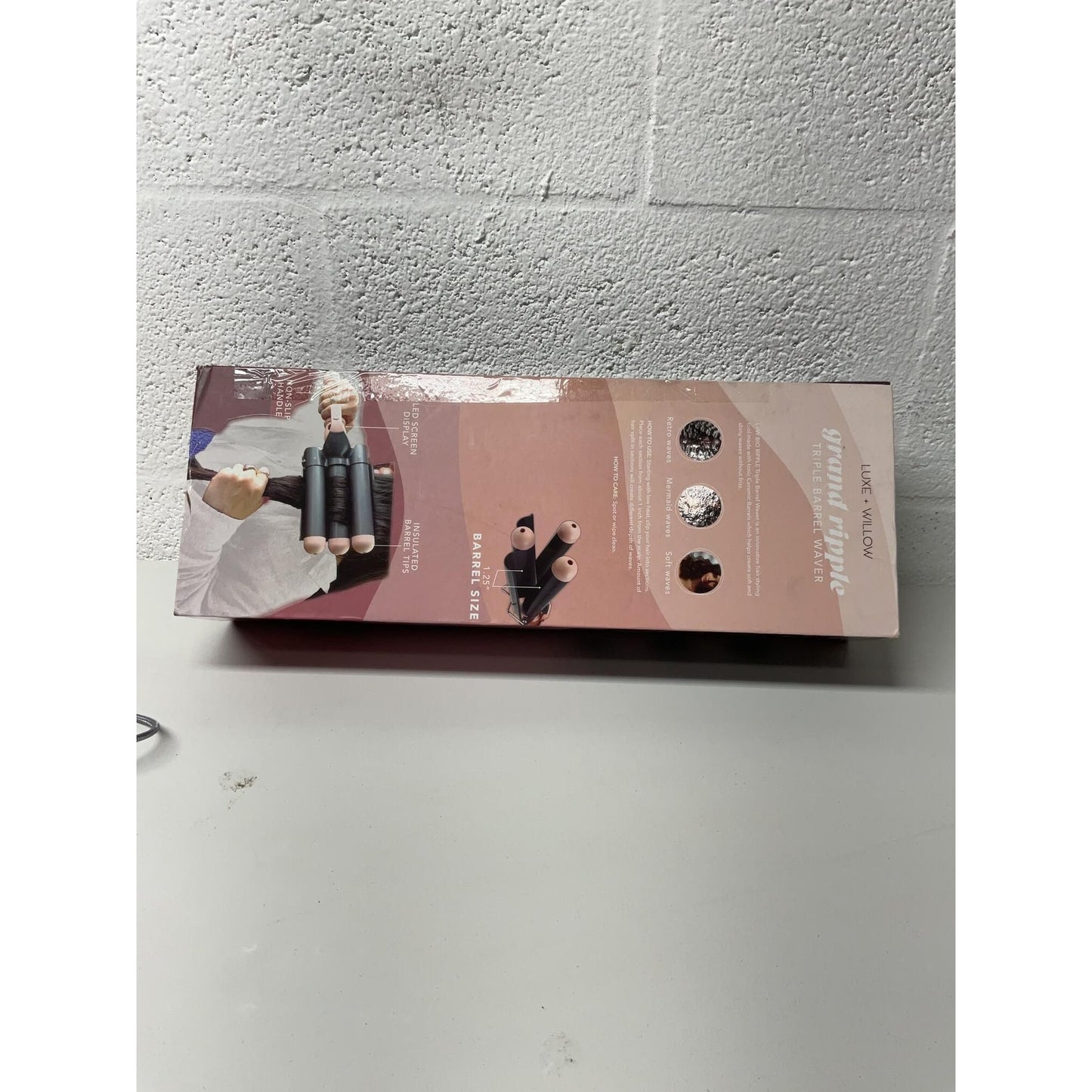 LUXE & WILLOW 1.25” CERAMIC TRIPLE BARREL WAVER