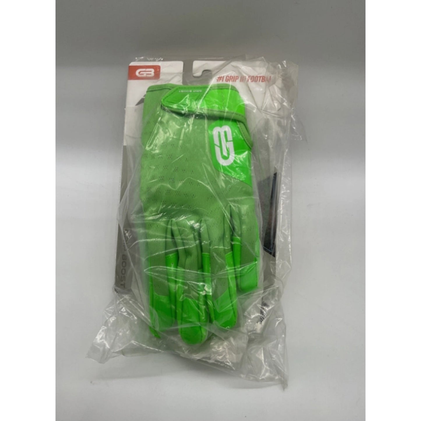 DNA Football Gloves with Engineered Grip - Adult Sizes (Medium, Lime)