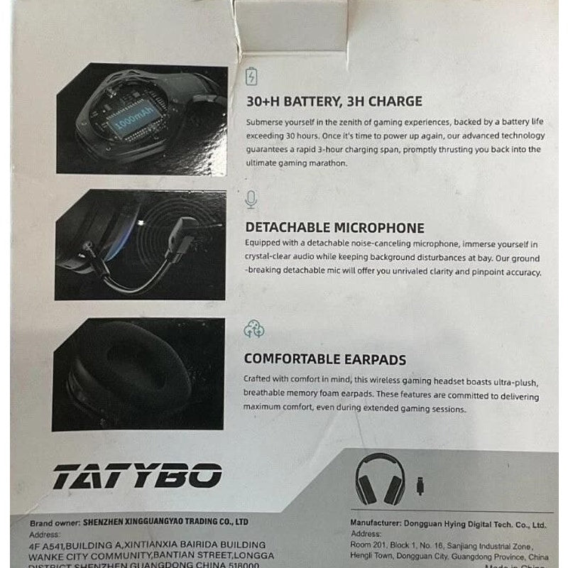 Tatybo - WT01 Wireless GAMING HEADSET