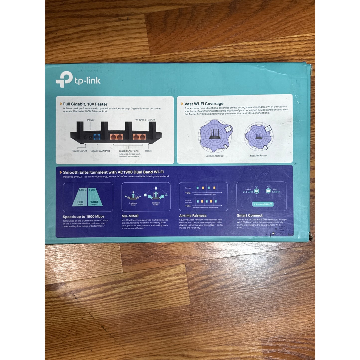 TPLINK AC1900 wireless router Archer AC1900