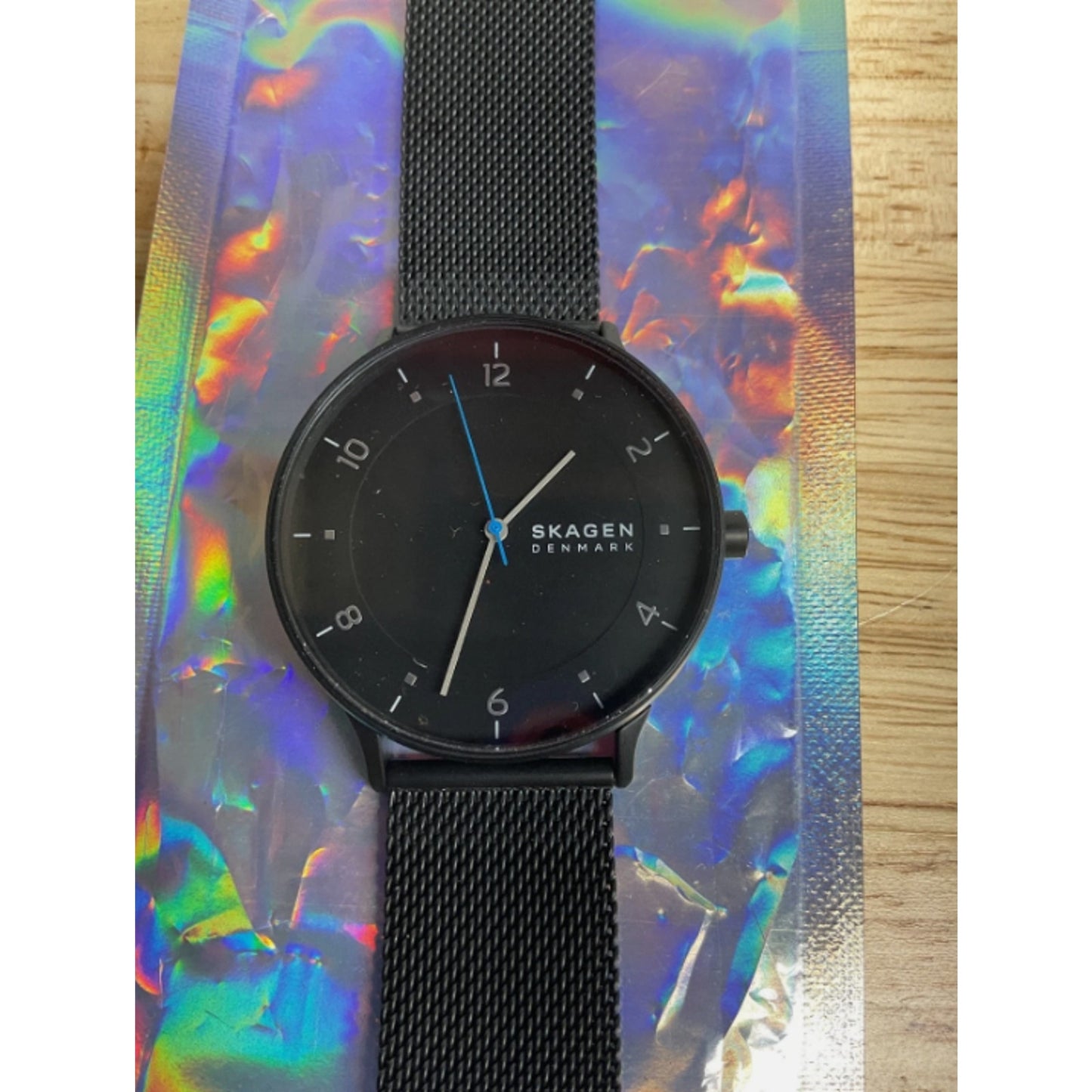 Skagen Riis SKW6886 Mens Black Round Analog Display Quartz Wristwatch