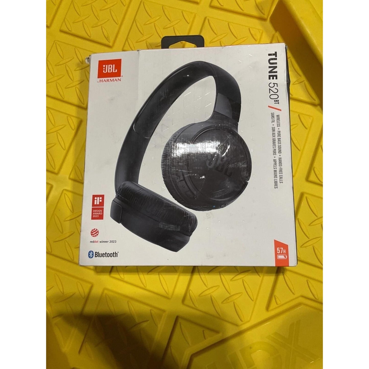 JBL Tune 520BT Wireless Bluetooth On-Ear Headphones With Built-In Microphone