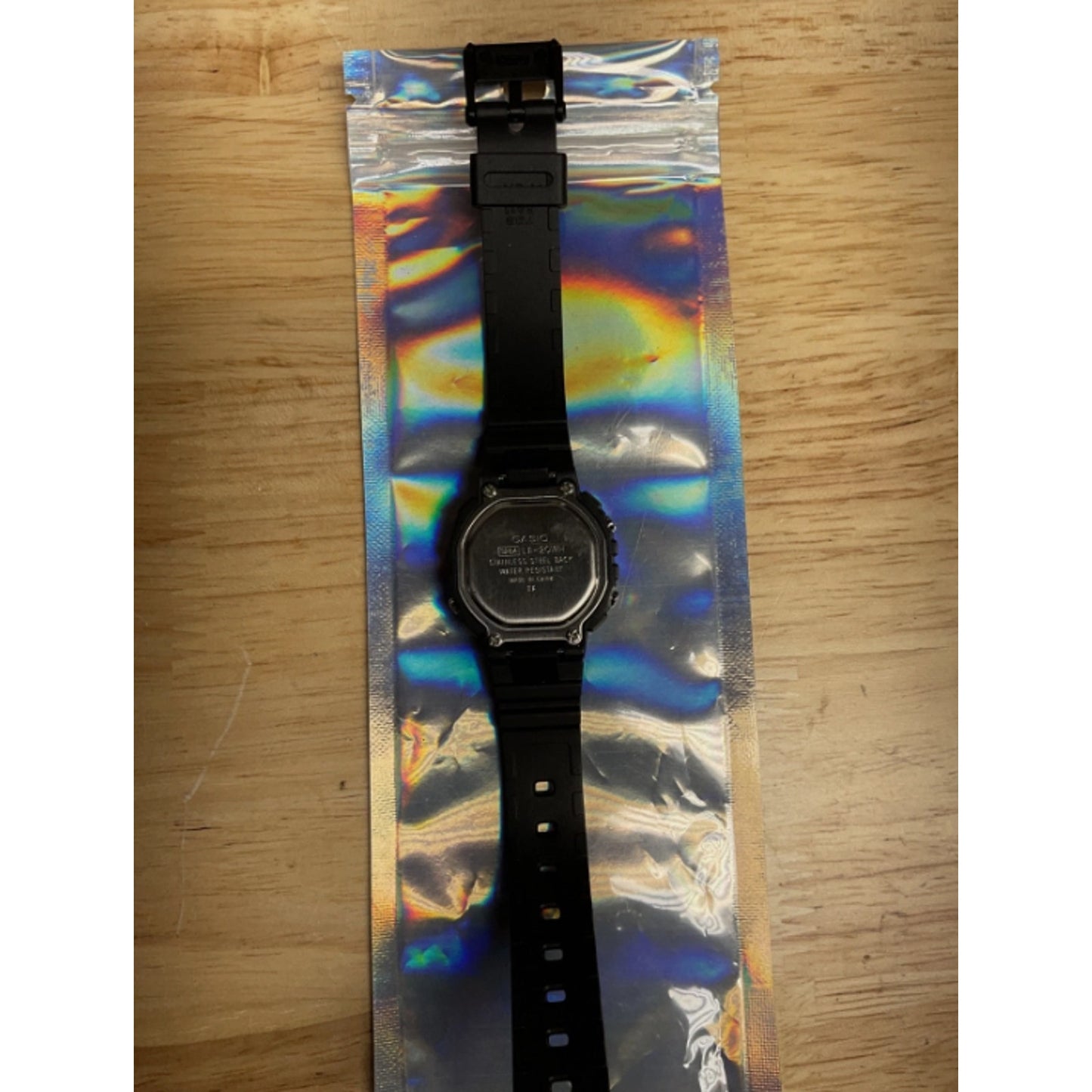 Casio LA20WH-1A Illuminator NEW Women's Digital Watch Black Resin Chronograph