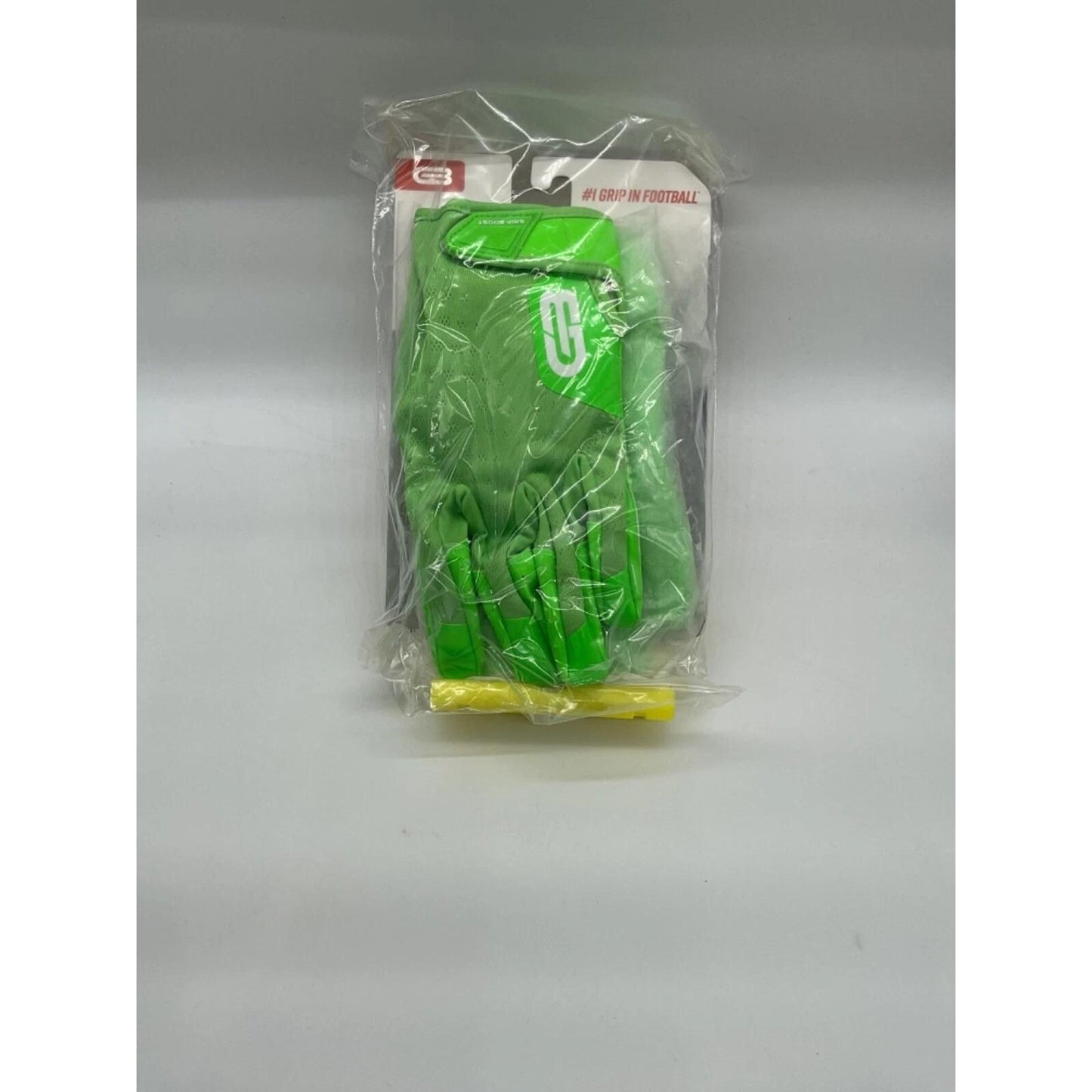 DNA Football Gloves with Engineered Grip - Adult Sizes (Large, Lime)