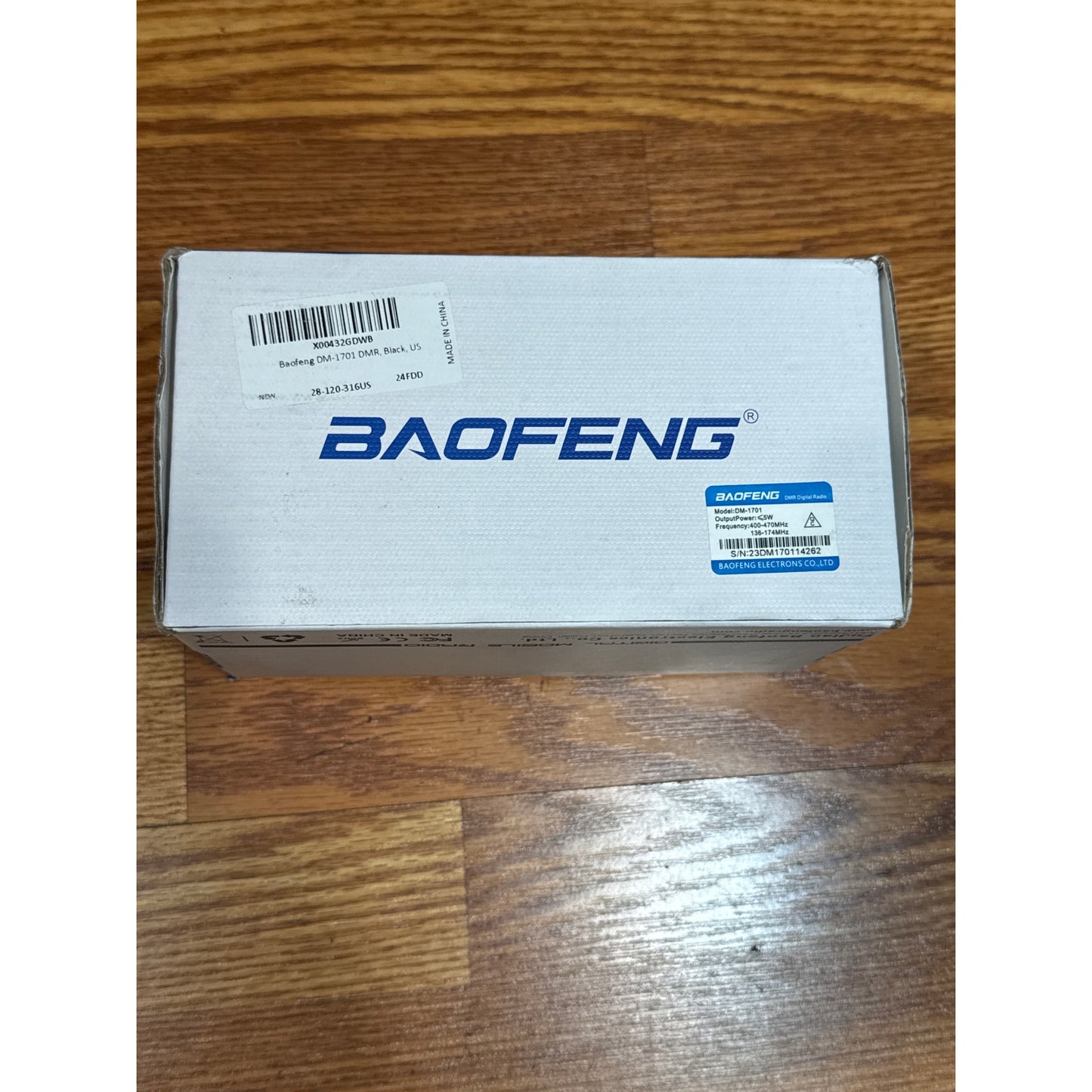 BAOFENG Walkie Talkie model DM-1701 DMR - Open Box
