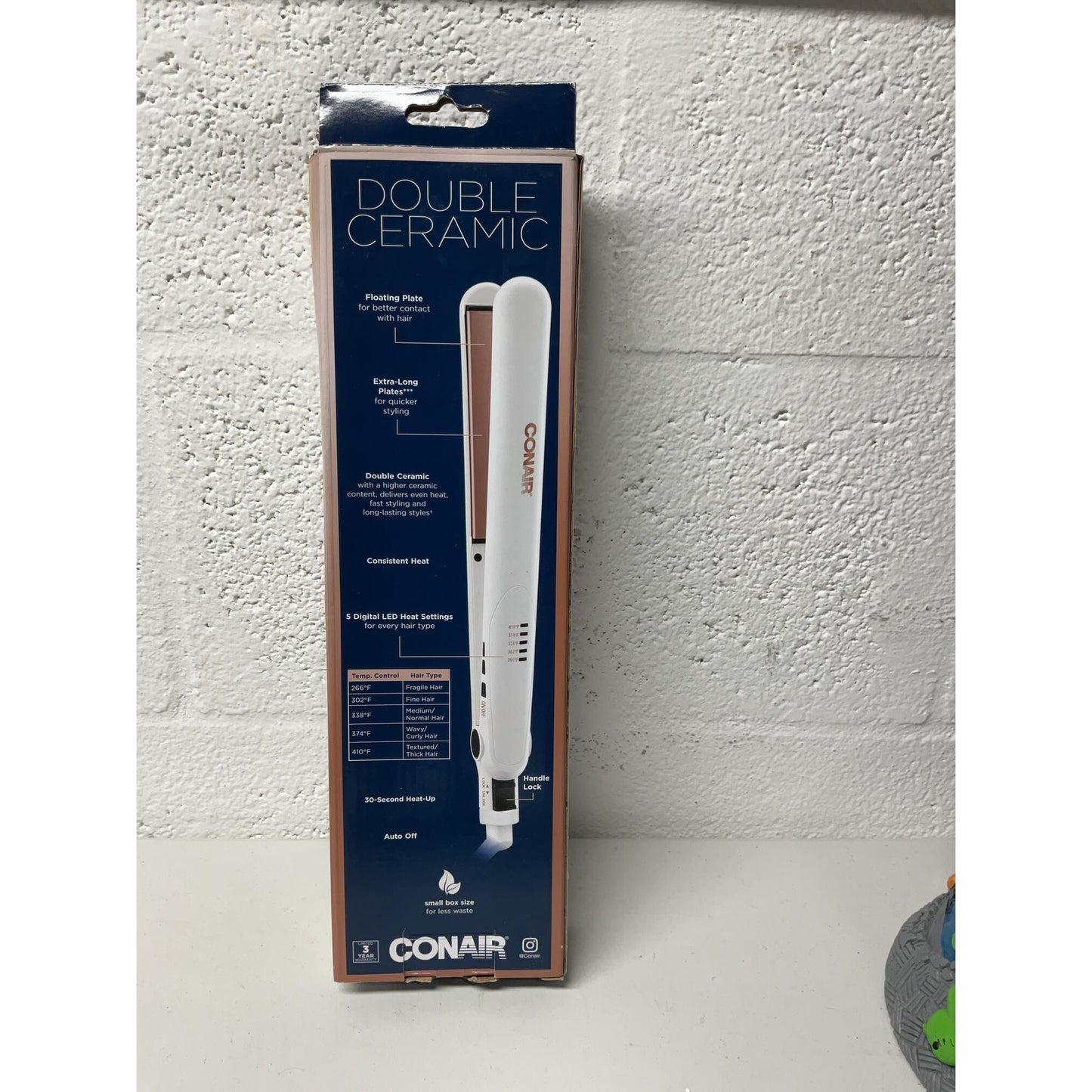 CONAIR DOUBLE CERAMIC 1” FLAT IRON