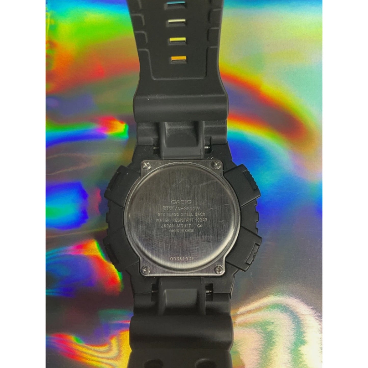 Casio Solar Sport AQ-S810W 47mm Black Silicone Case with Black Silicone Band...