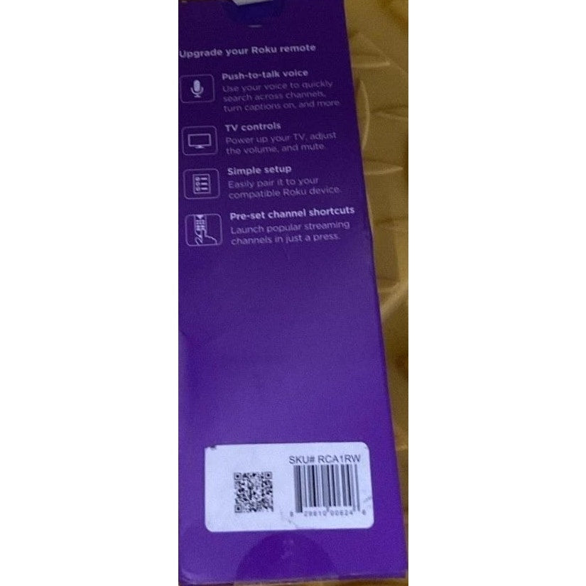 Roku Voice Remote Pro Wireless Remote Control with Rechargeable Battery