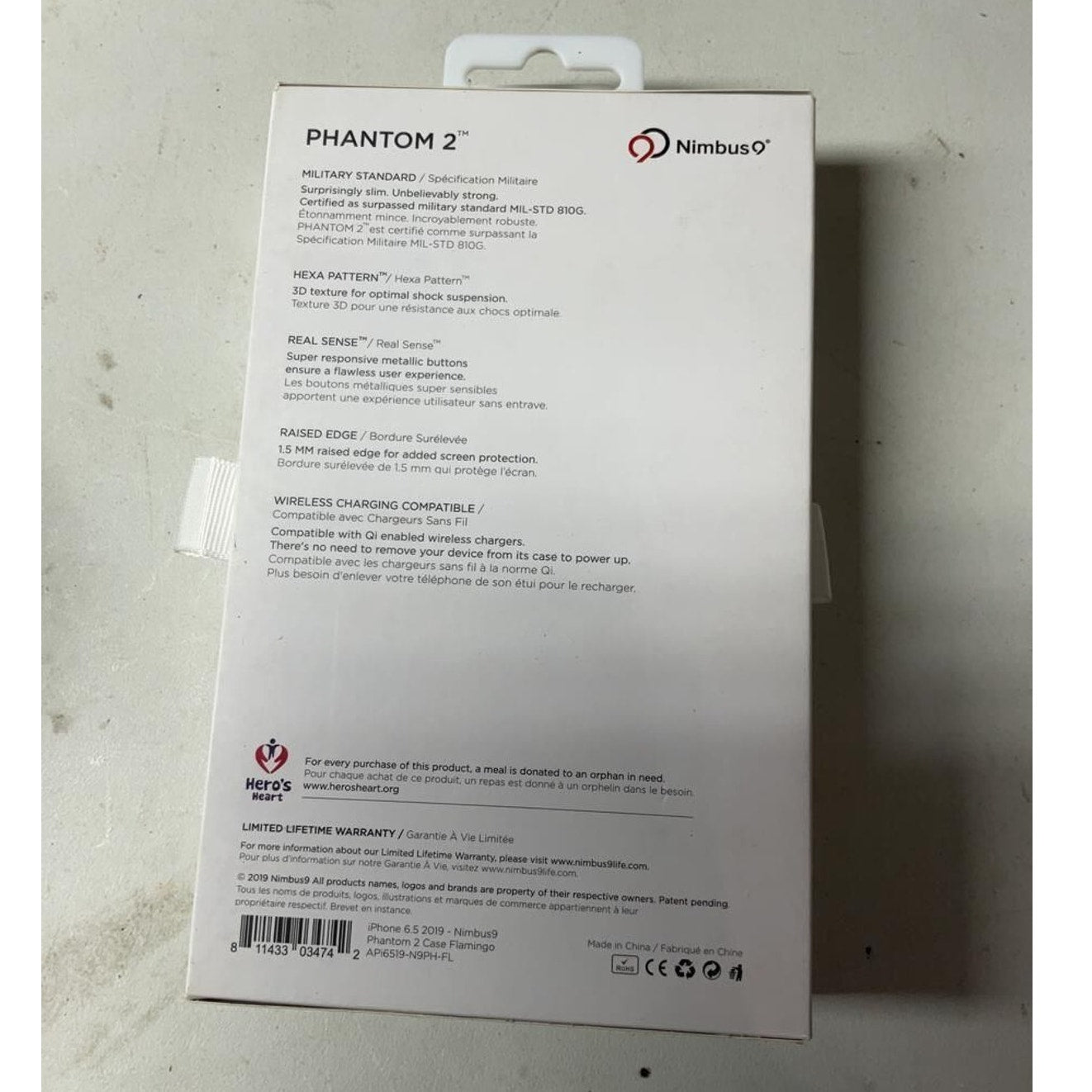 Nimbus 9 PHANTOM 2 case for iPhone 6.5 Flamingo