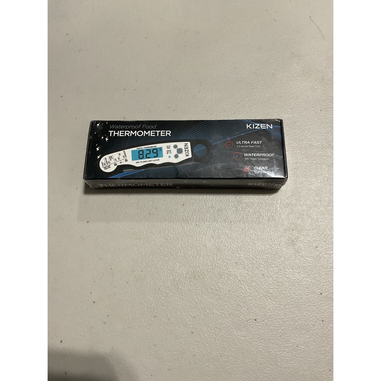 Waterproof food thermometer