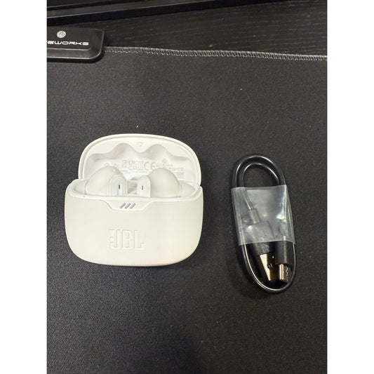JBL Tune Beam, True wireless Noise Cancelling earbuds- White