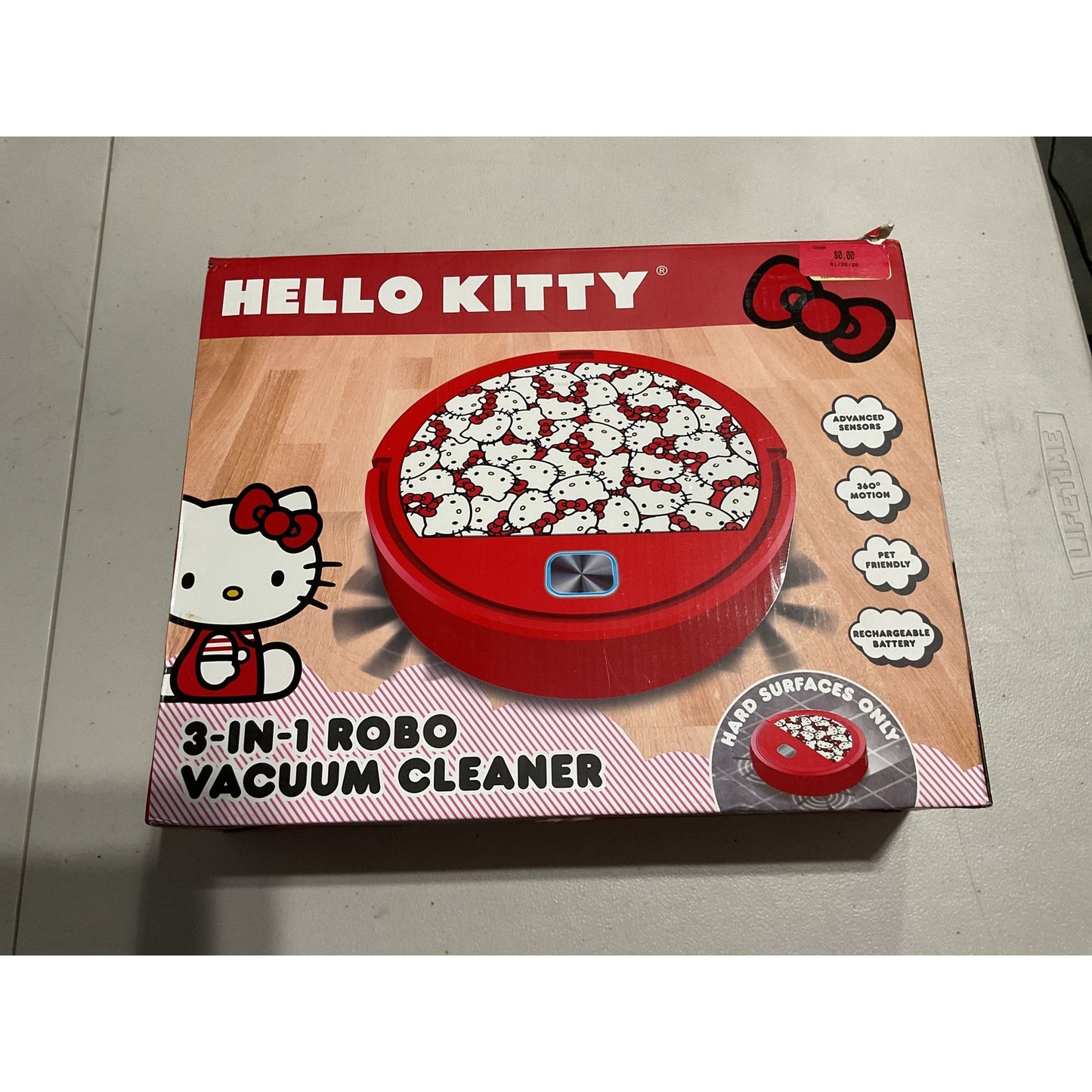 Hello Kitty, three in one Robo vacuum cleaner